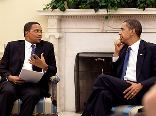 Presidents Kikwete and Obama