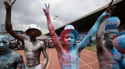 Ivory Coast Voters During Election Day